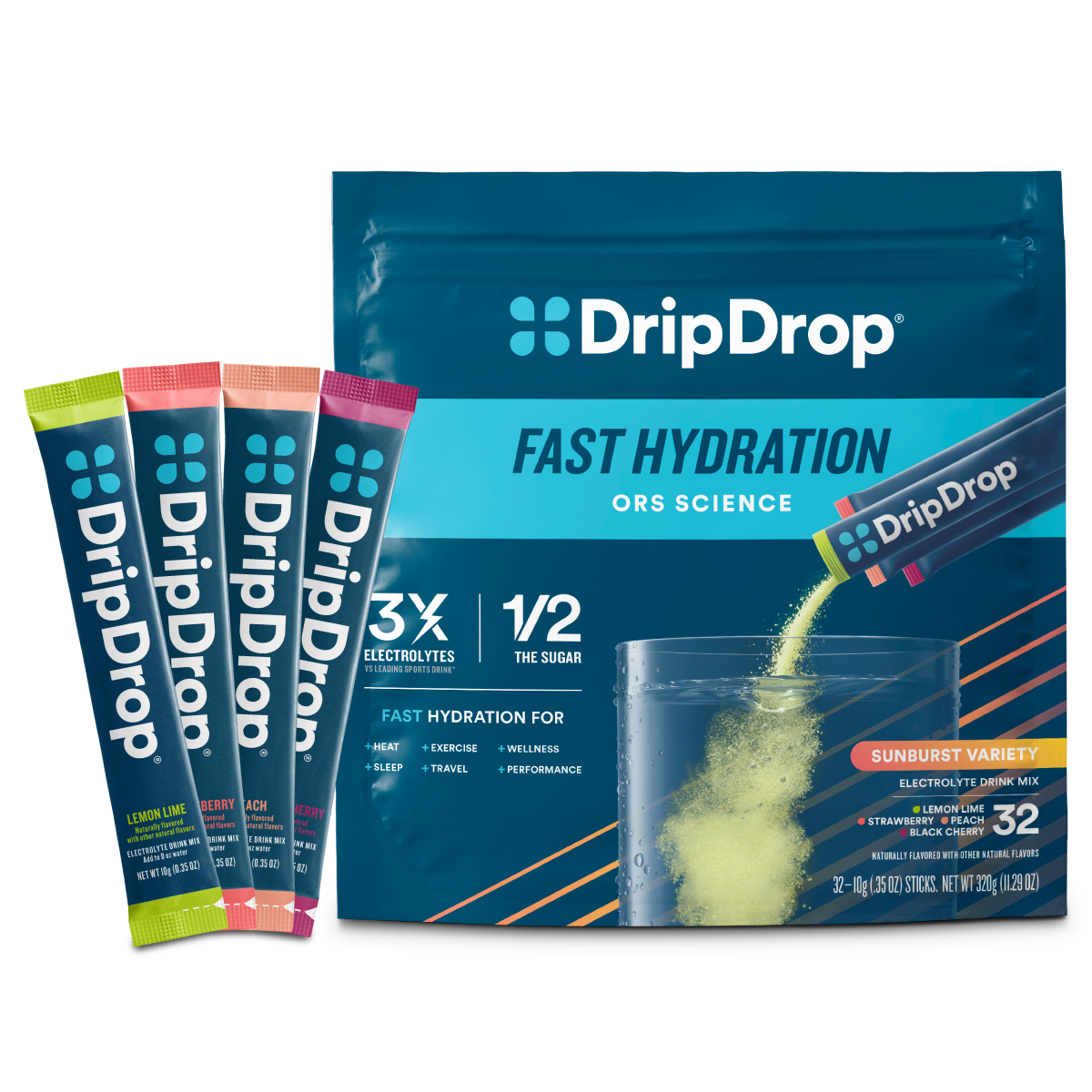 dripdrop-sunburst-variety-pack-electrolyte-powder-8-oz-sticks-32-count-e8 Sunburst_Variety_-_32ct_-_Transparent.png
